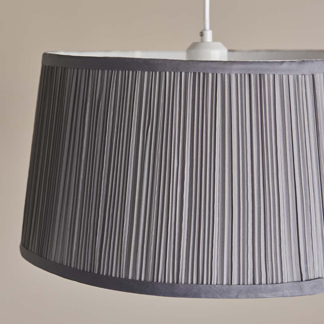 Pennington 35x21 Charcoal Shade - White Bear Furnishings