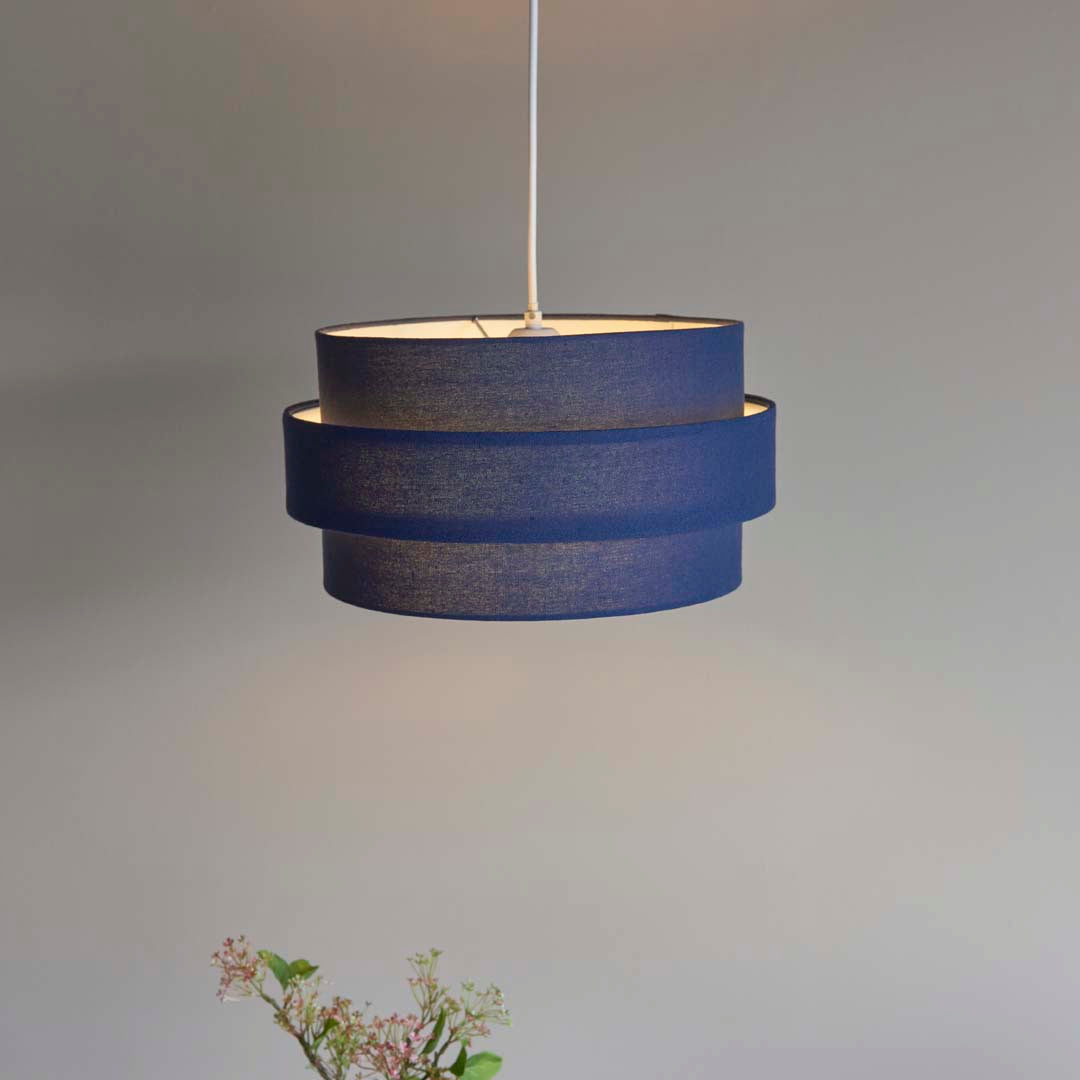 Ziggy Navy Easy-Fit Pendant - White Bear Furnishings