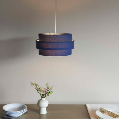 Ziggy Navy Easy-Fit Pendant - White Bear Furnishings