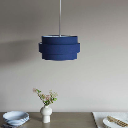Ziggy Navy Easy-Fit Pendant - White Bear Furnishings