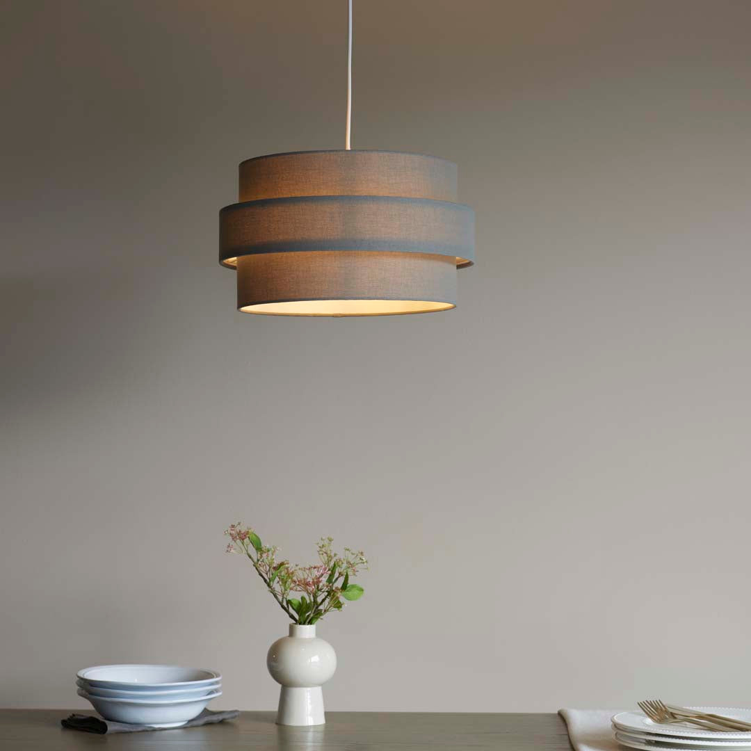 Ziggy Charcoal Easy-Fit Pendant - White Bear Furnishings
