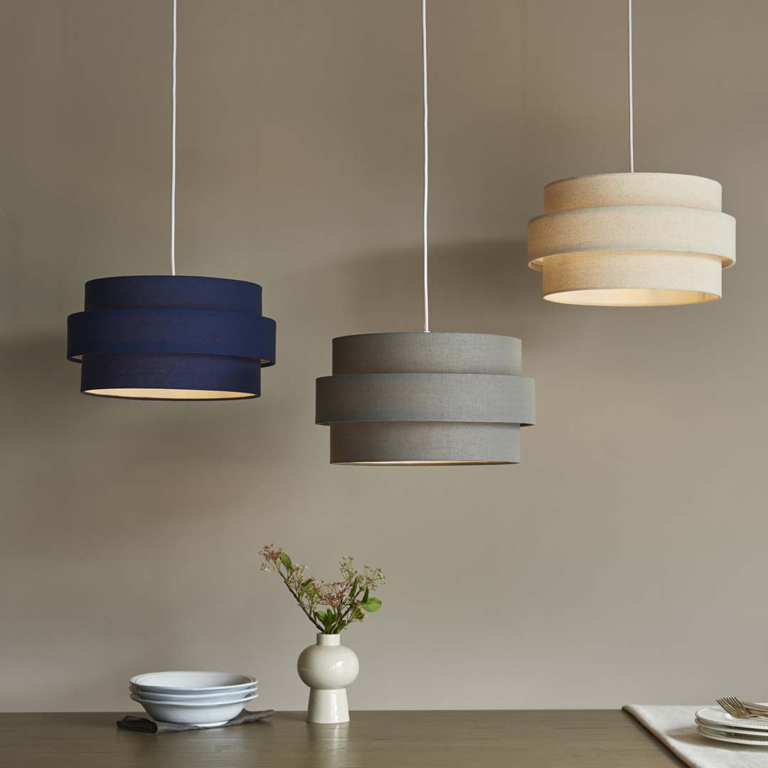 Ziggy Charcoal Easy-Fit Pendant - White Bear Furnishings