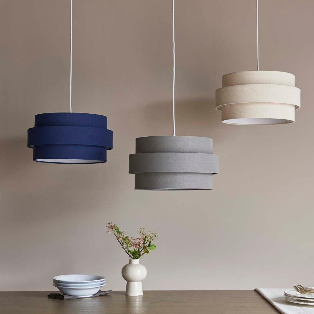 Ziggy Charcoal Easy-Fit Pendant - White Bear Furnishings