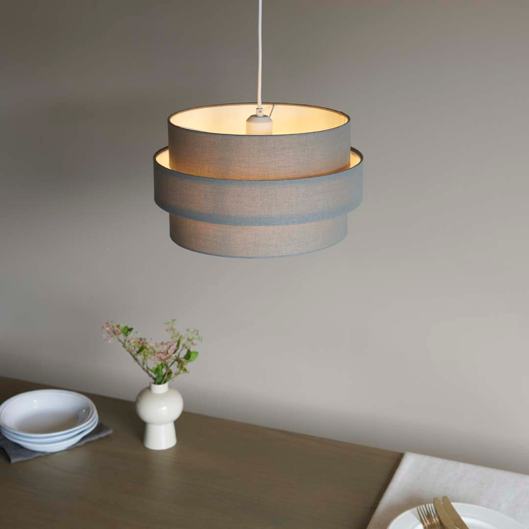 Ziggy Charcoal Easy-Fit Pendant - White Bear Furnishings