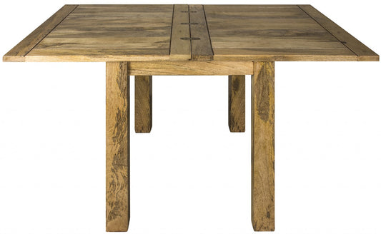 Granary Butterfly Hand-Distressed Oak-Ish Square Extending Dining Table - ASB580 - White Bear Furnishings