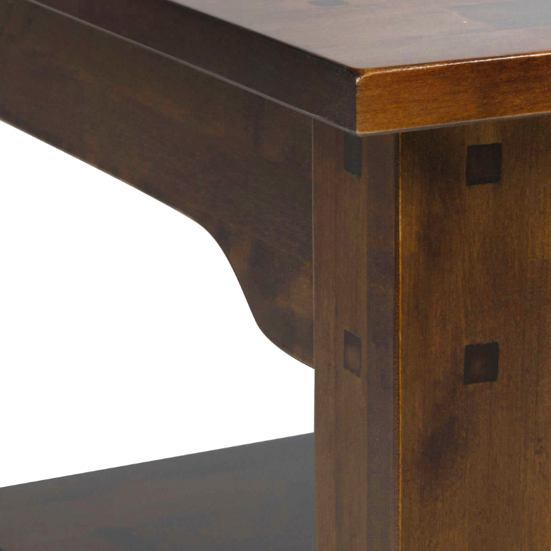 Laura Ashley Garrat Rectangular Coffee Table in Dark Chestnut - 3575441 - White Bear Furnishings