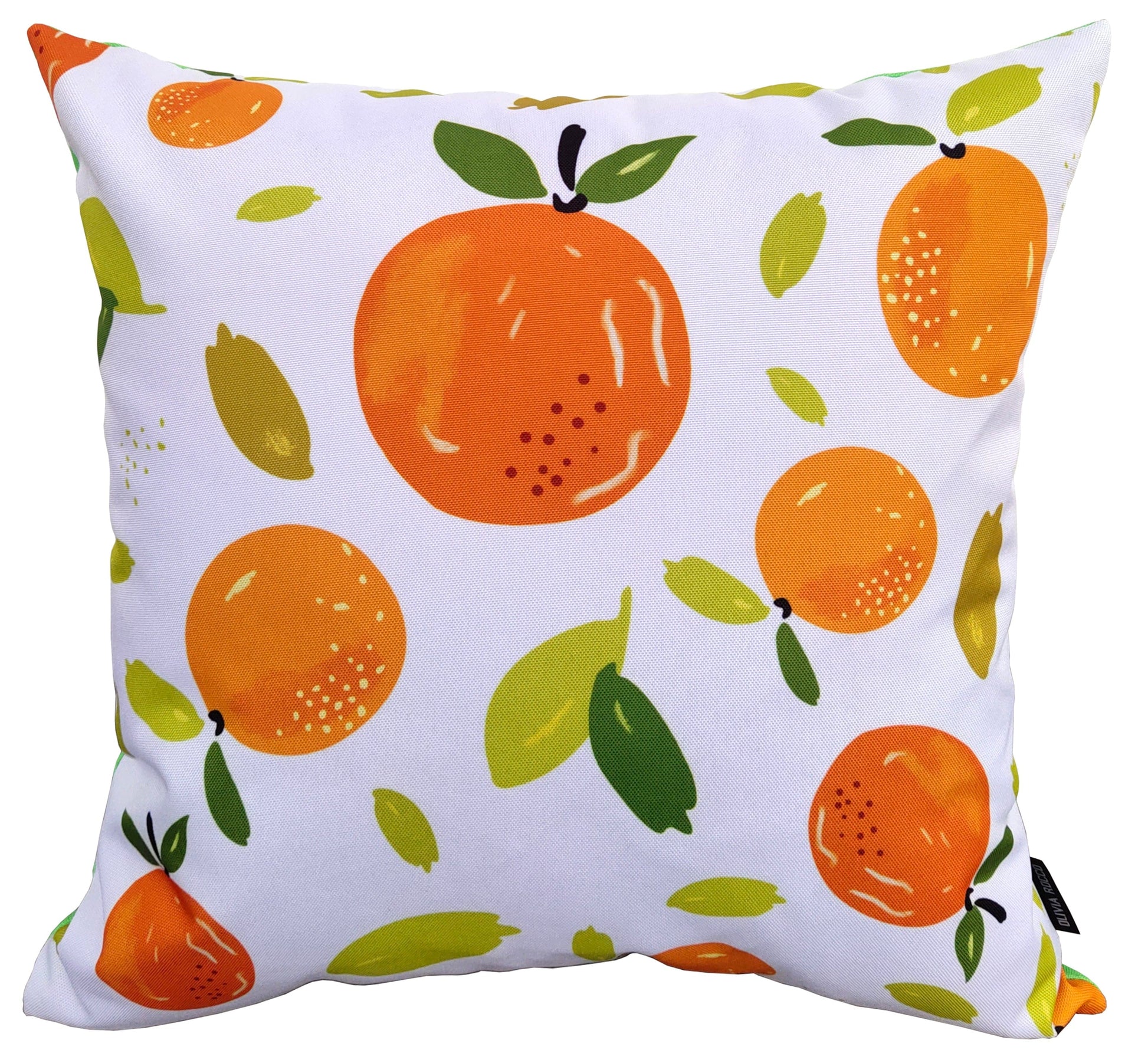 Summer Fruit Design Waterproof Outdoor Cushions for Patio Garden Bench Sofa Bed Durable Polyester Filled Comfort by OLIVIA ROCCO - White Bear Furnishings