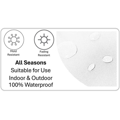 Waterproof Breathable Milano Black Hollowfibre Filled Cushions 43x43cm for Outdoor Garden Bench Sofa or Indoor Use by OLIVIA ROCCO - White Bear Furnishings