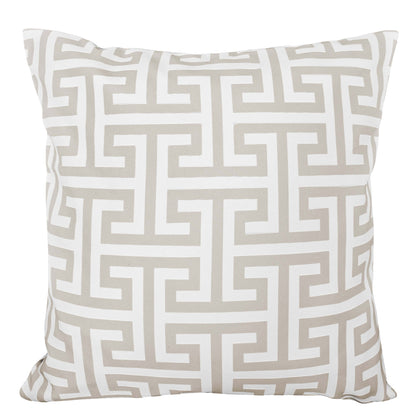 Waterproof Breathable Milano Natural Hollowfibre Filled Cushions 43x43cm for Outdoor Garden Bench Sofa or Indoor Use by OLIVIA ROCCO - White Bear Furnishings