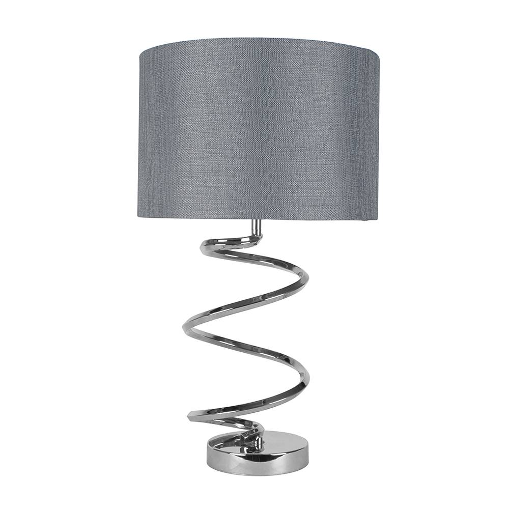 Kasi 54cm Table Lamp Polished Chrome - White Bear Furnishings