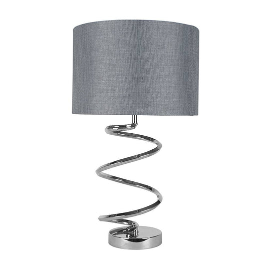 Kasi 54cm Table Lamp Polished Chrome - White Bear Furnishings