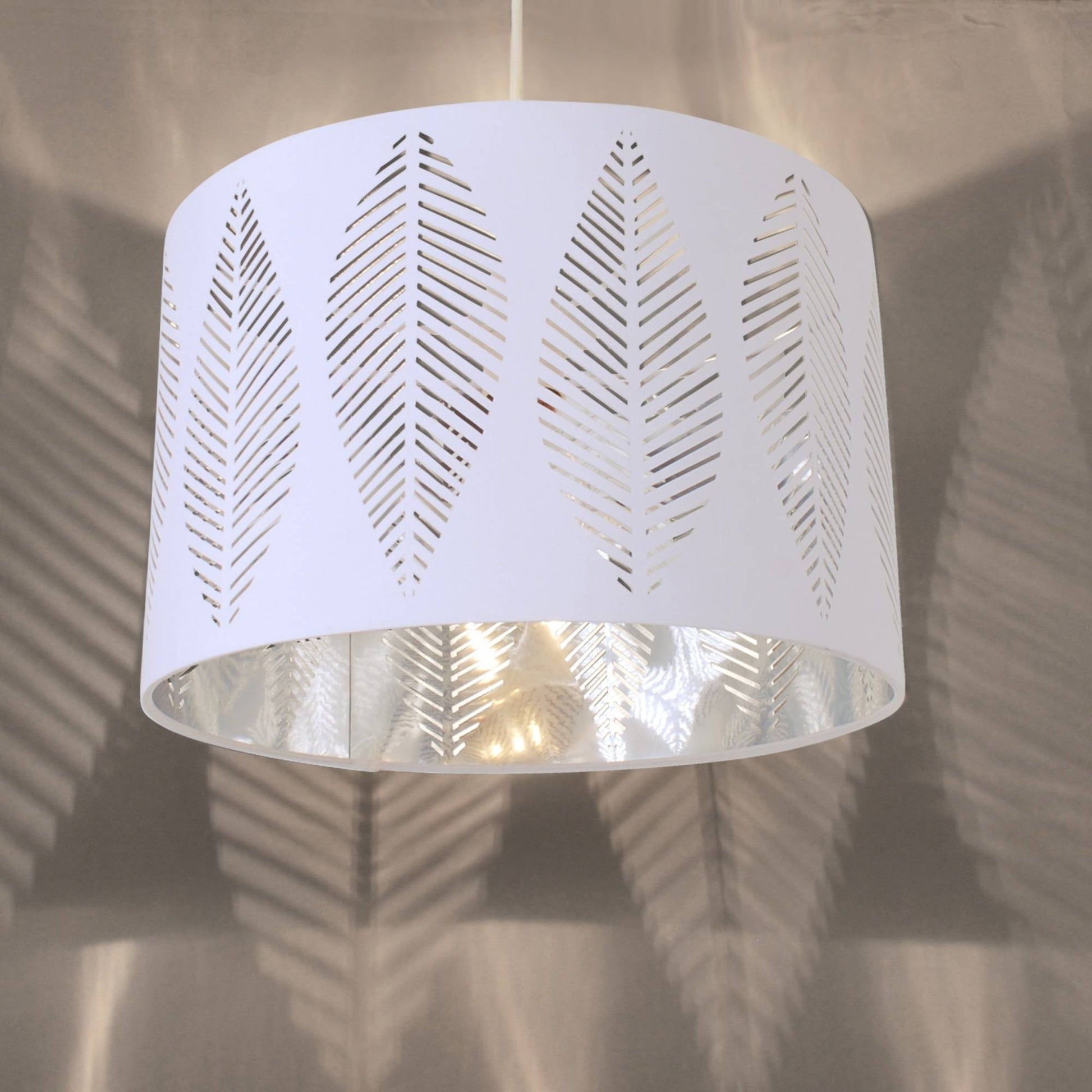 Esme Pendant Light Shade White - White Bear Furnishings