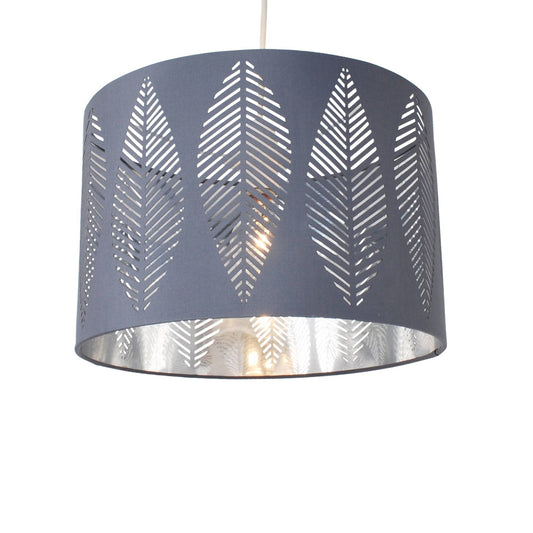 Esme Pendant Light Shade Grey - White Bear Furnishings