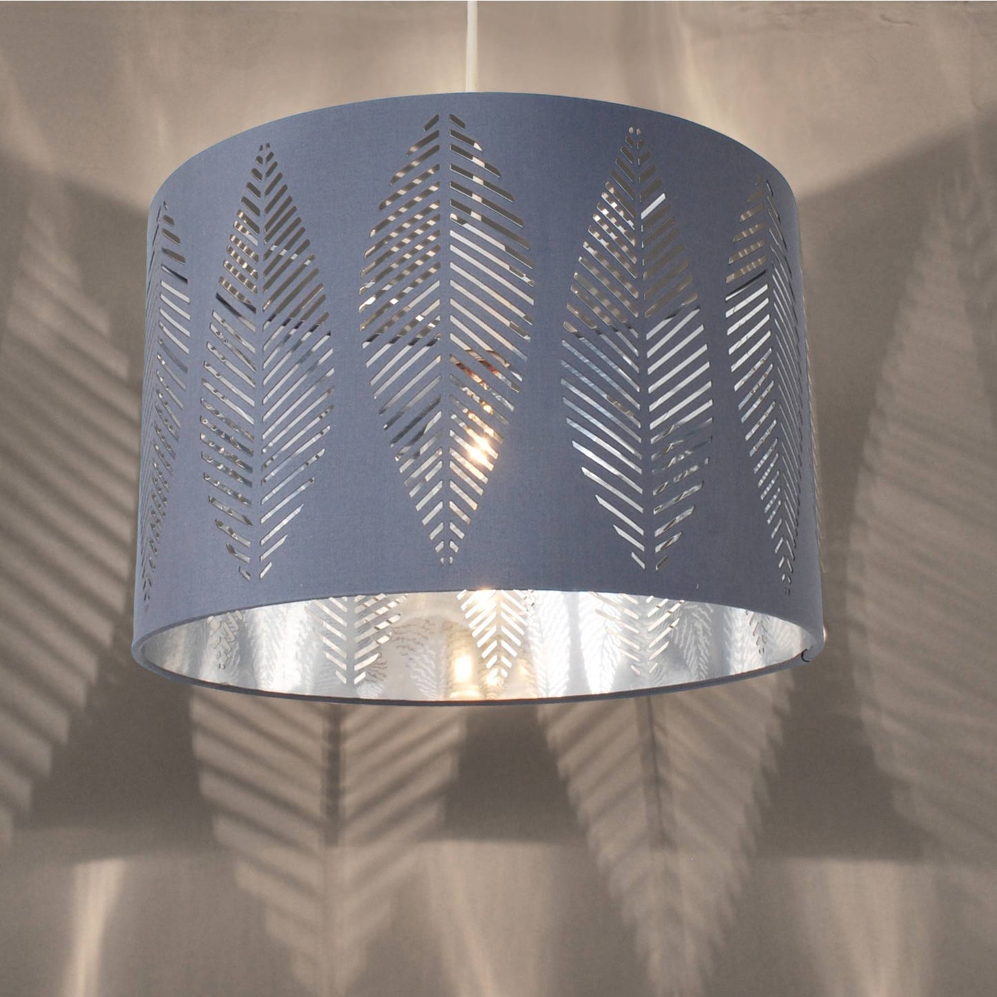 Esme Pendant Light Shade Grey - White Bear Furnishings