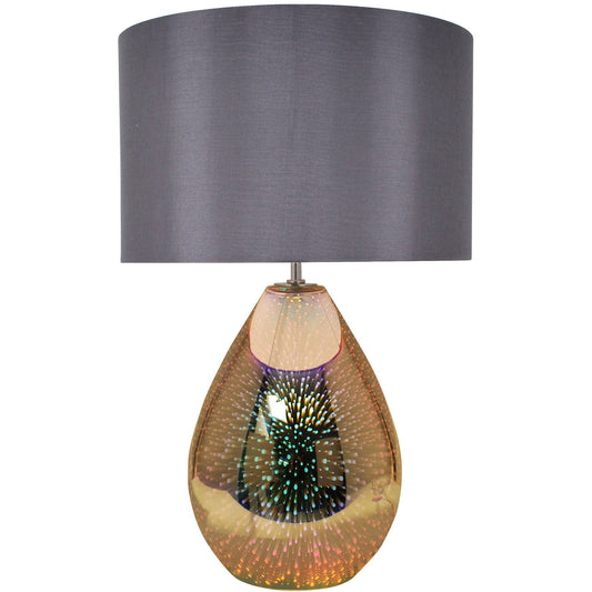 Geller 61cm Glass Table Lamp - White Bear Furnishings