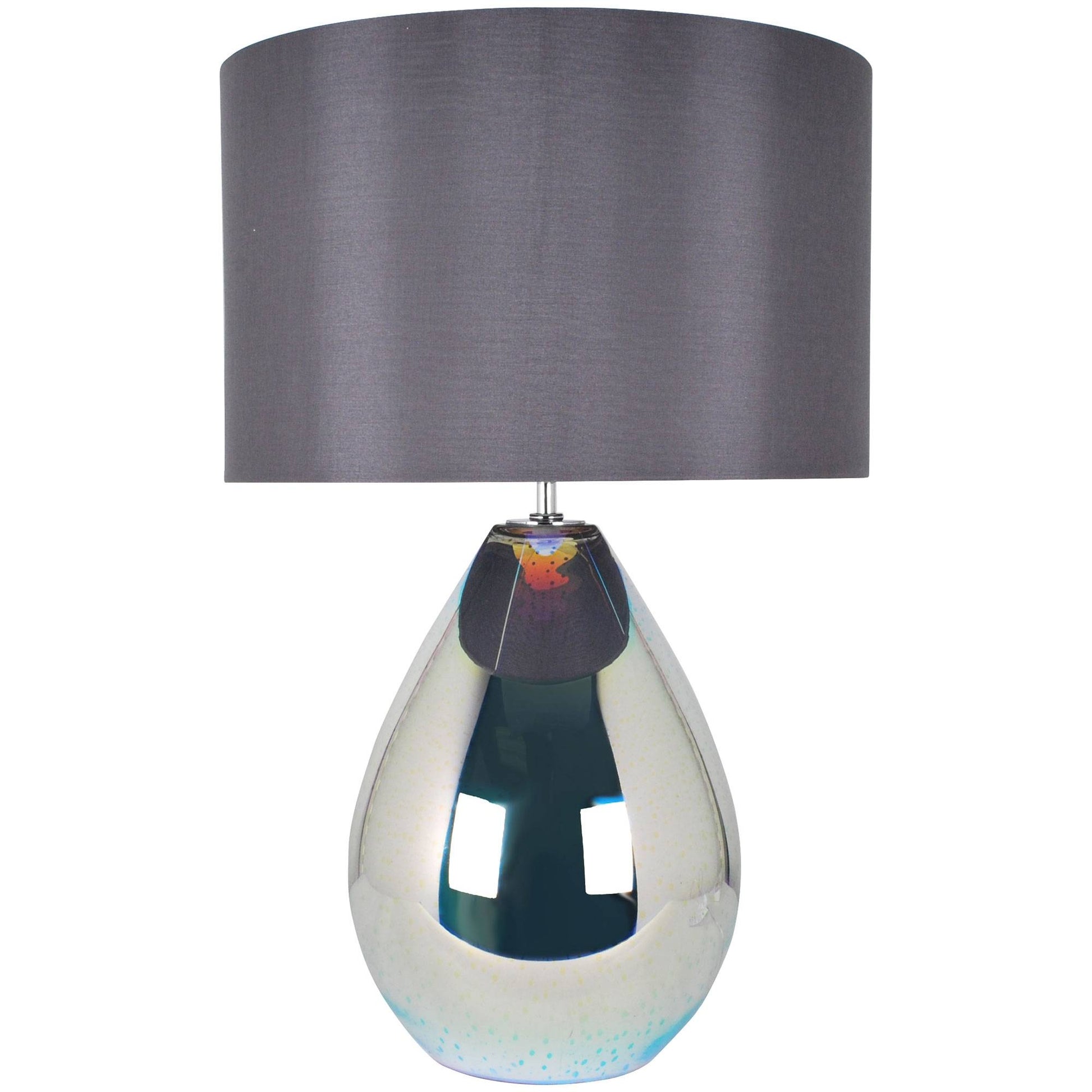 Geller 61cm Glass Table Lamp - White Bear Furnishings