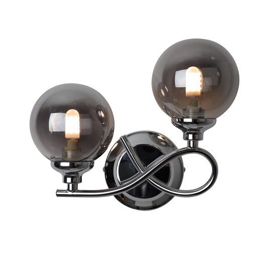 Bungo Polish Chrome Wall Light - White Bear Furnishings