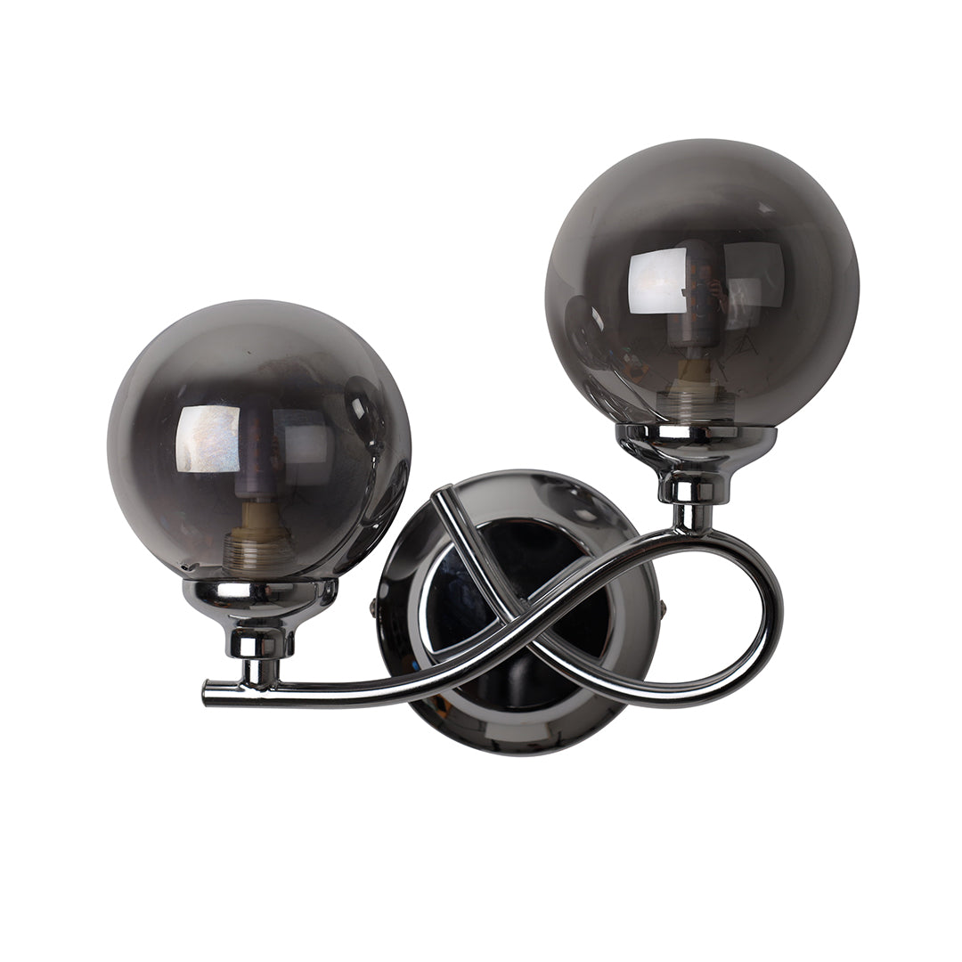 Bungo Polish Chrome Wall Light - White Bear Furnishings