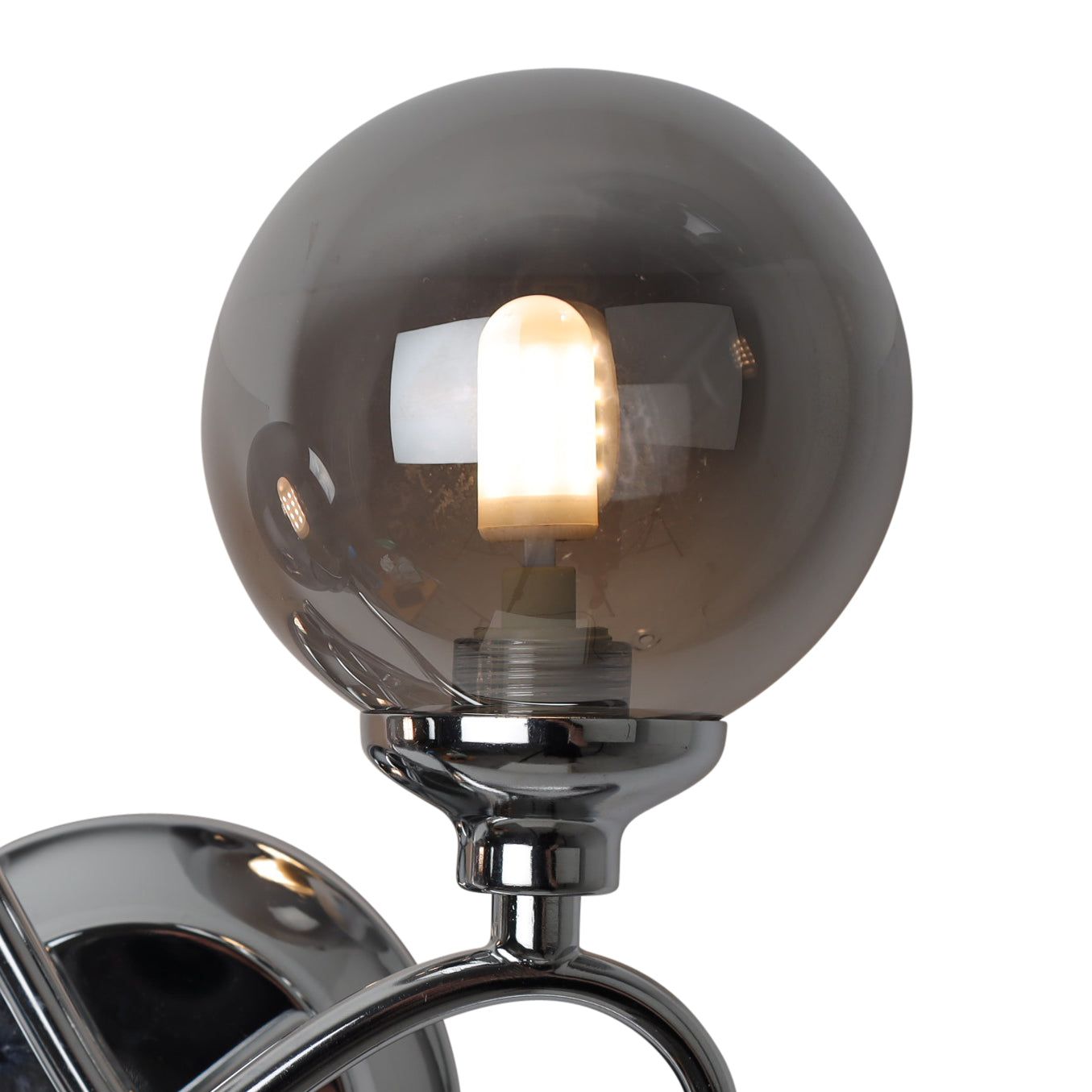 Bungo Polish Chrome Wall Light - White Bear Furnishings